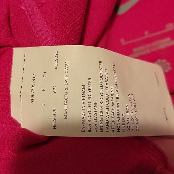 NWT: NIKE Women's Tie Dye Tankini Bathing Suit Top - Picture 9 of 12